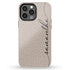 Personalized Name Calligraphy & Dots iPhone Case